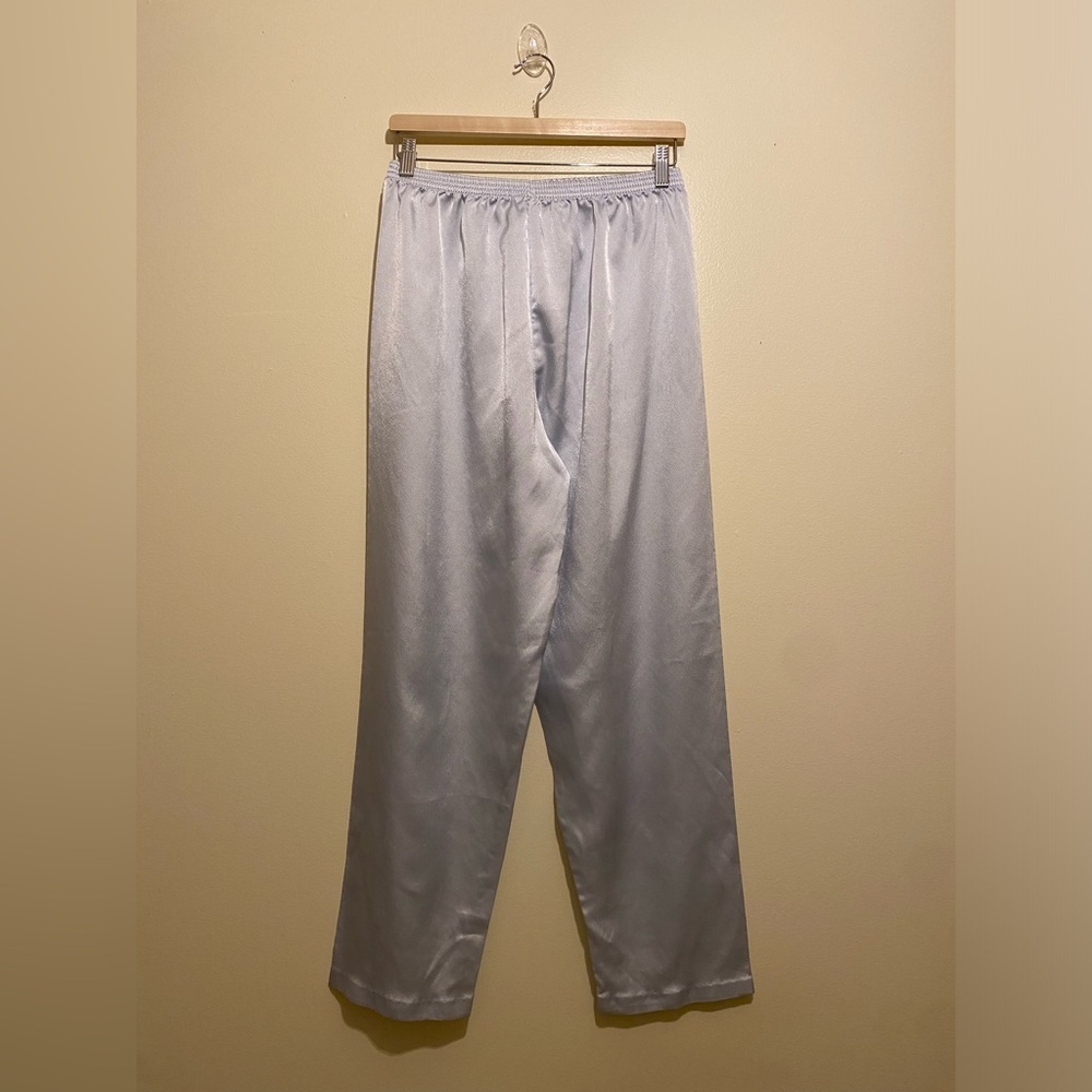 Christian Dior Vintyge Silky Gray Loungewear / Pajama Set Size M - Picture 4 of 15
